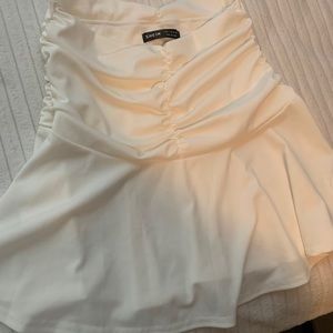 White skirt